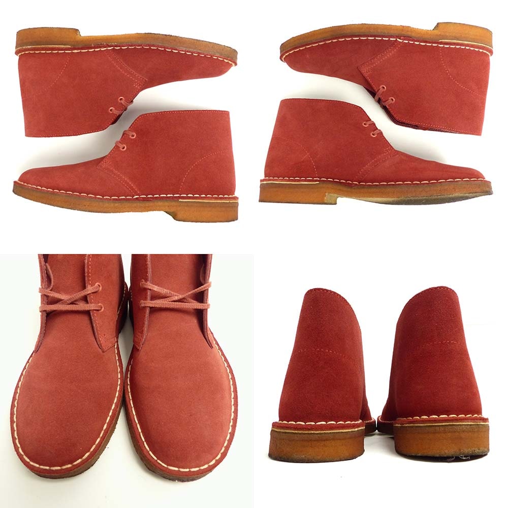 未使用級✨クラークス　デザートブーツ　チャッカブーツ　13292 レザー　艶あり Clarks CLARKS クラークス デザートブーツ チャッカブーツ 13292