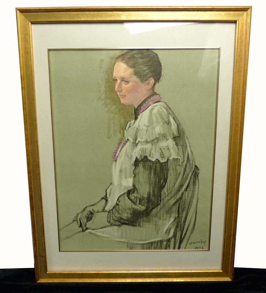 小磯 良平 パステル素描12葉 複製画 lot268 小磯 良平 パステル素描12