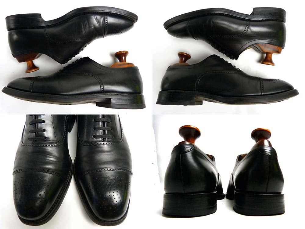​【美品】CARMINA パンチドキャップトゥ 7.5 訳あり】スペイン製 カルミナ CARMINA 14476 パンチドキャップトゥ