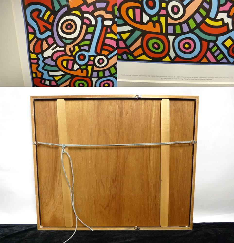 額装品/1986/キース ヘリング/アート/ポスター/インテリア 1986