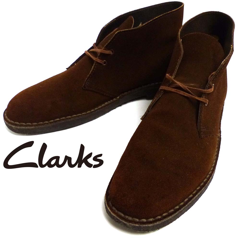 美品✨Clarks チャッカブーツ エンジニアブーツ ベルト イングランド製 エンジニアブーツ メンズ ブーツ ショートブーツ ワークブーツ