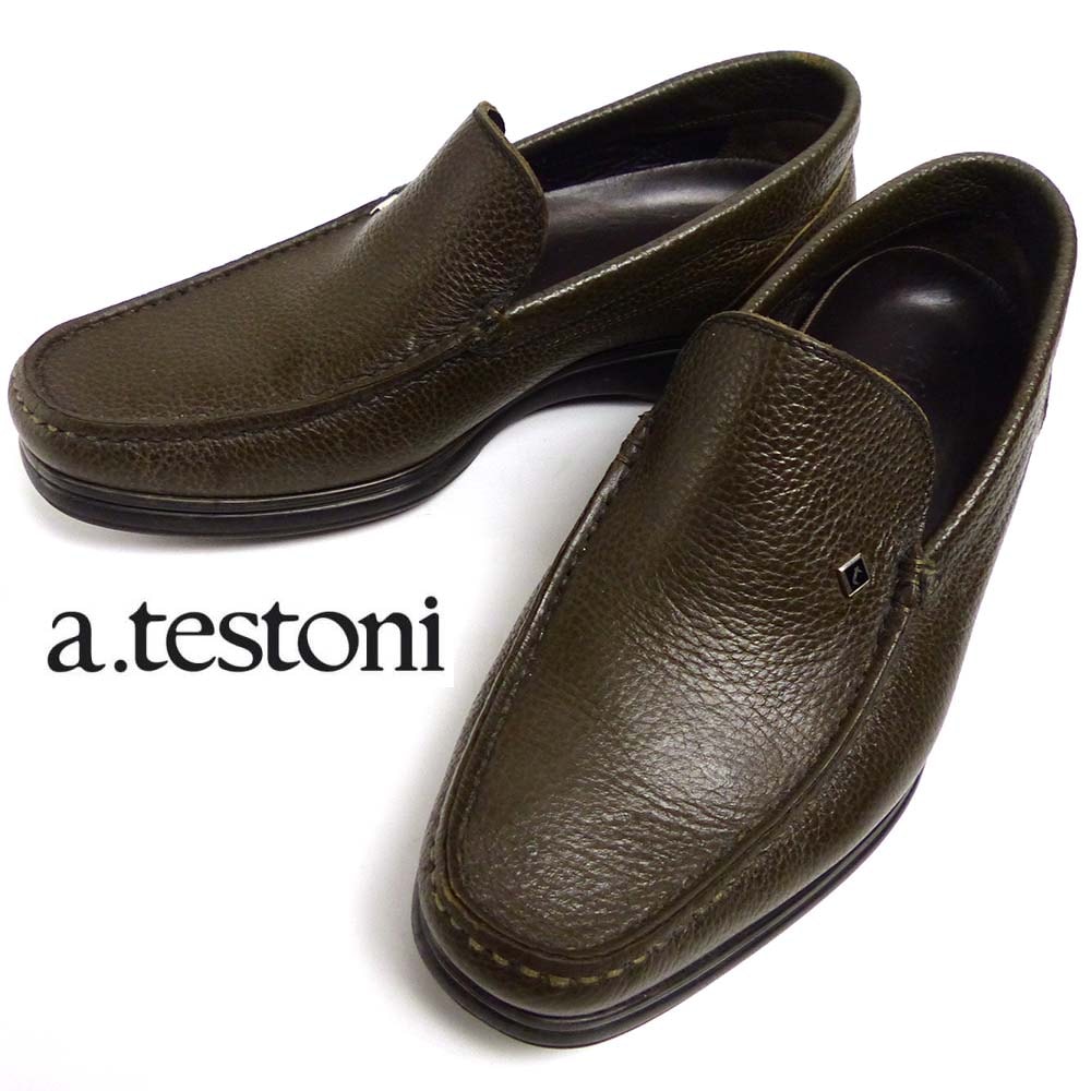 ア・テストーニ メンズ スリッポン・ローファー シューズ Loafers ア・テストーニ メンズスリッポン イタリア製 a. testoni