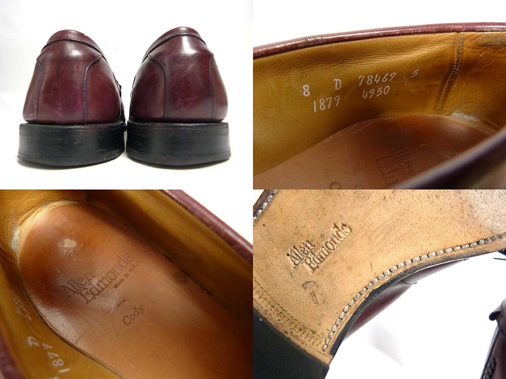 アレンエドモンズ Allen Edmonds Cody USA製 キルトタッセルローファー