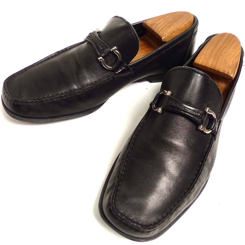 イタリア製 Salvatore Ferragamo / フェラガモ ビットローファー