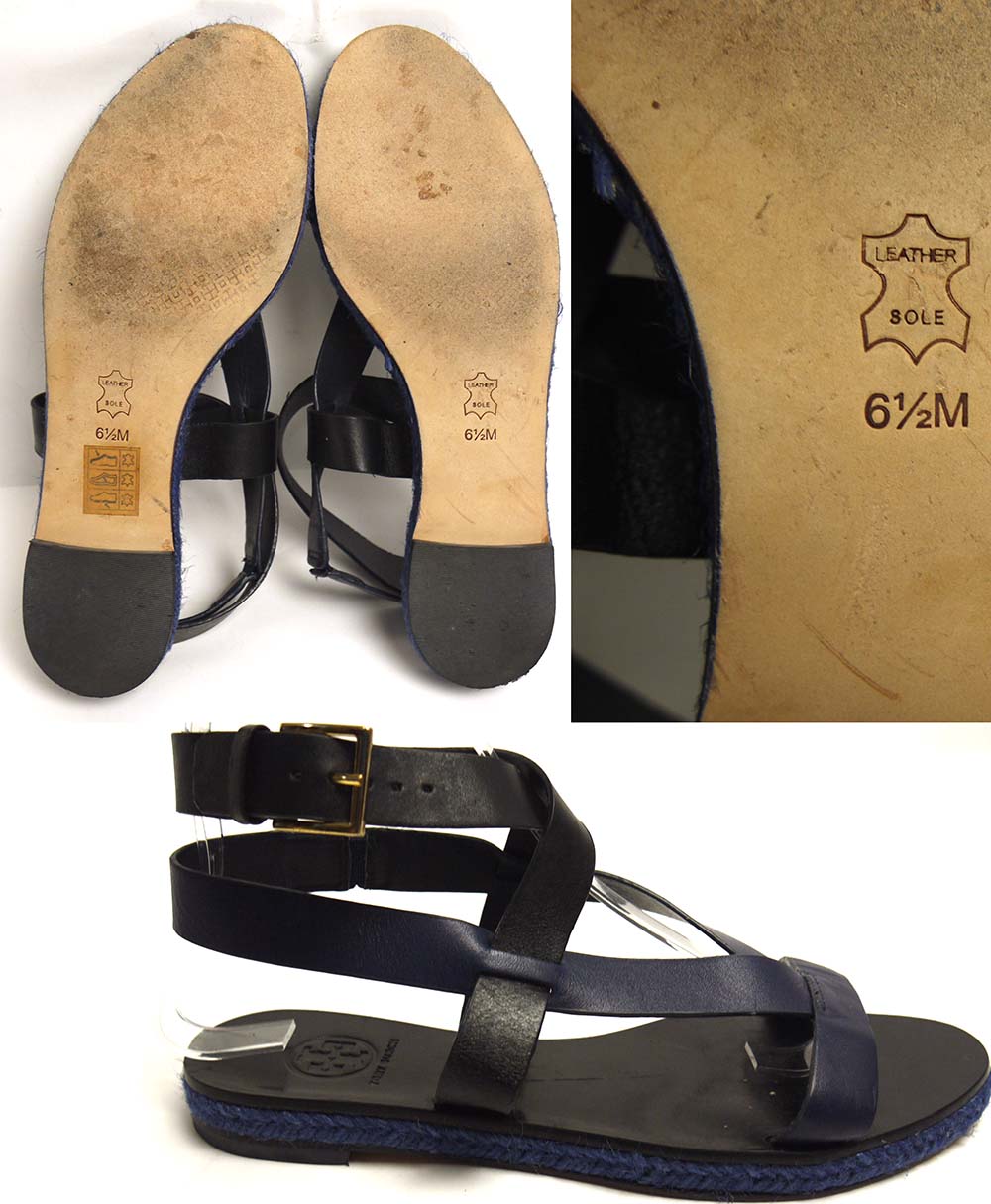 TORY BURCH / �ȥ꡼�С��� �쥶�� ���ȥ�åץ������ US6 1/2M(23.5cm����)(�������)����š�