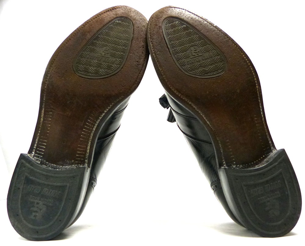 スコッチグレイン タッセルローファー メダリオン 26 F90632261BL（EEE