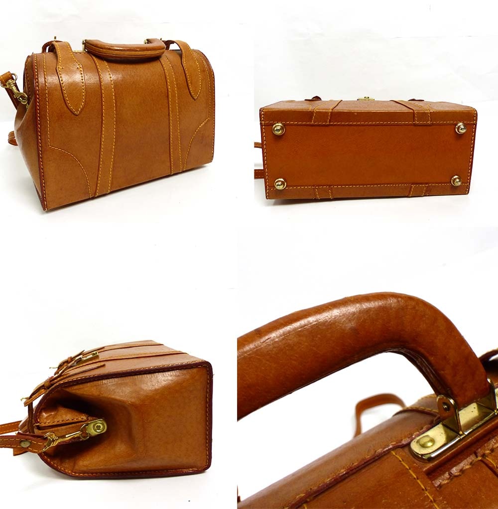 1970-80s 2WAY ミニ ダレスバッグ / ドクターバッグ / ショルダー