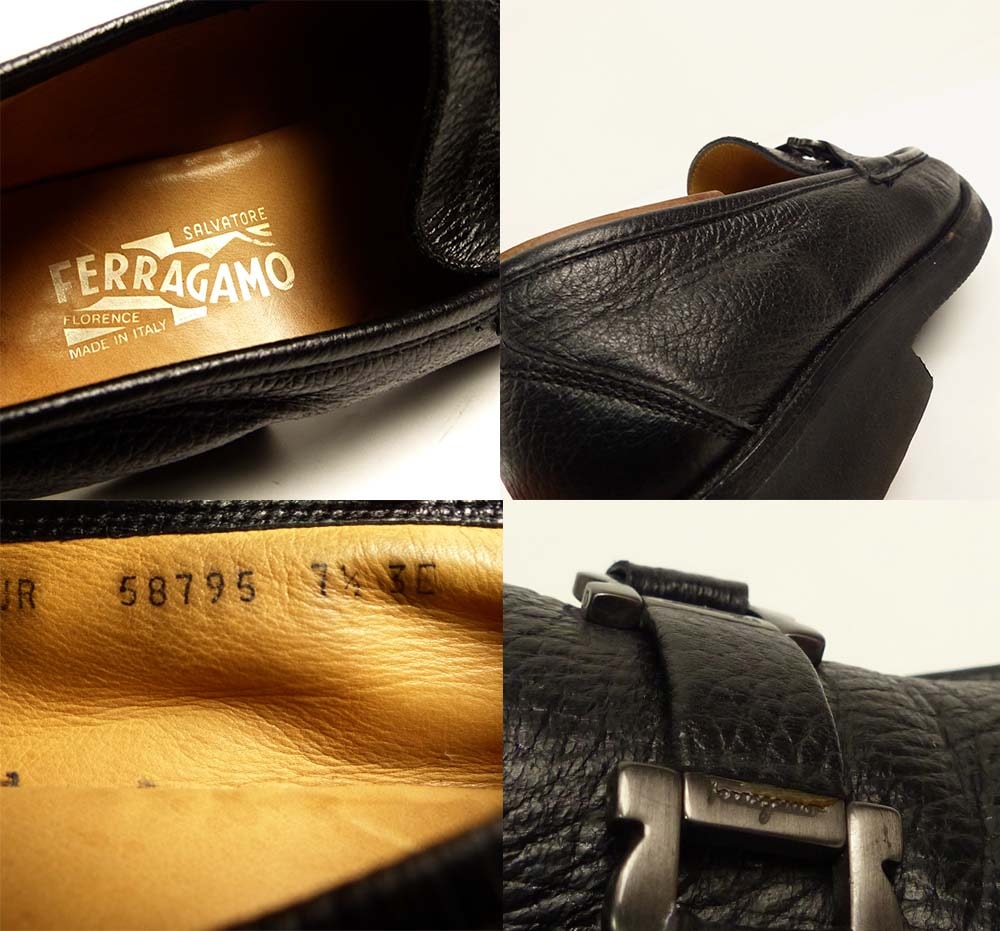 イタリア製 Salvatore Ferragamo / フェラガモ ガンチーニ / ビット