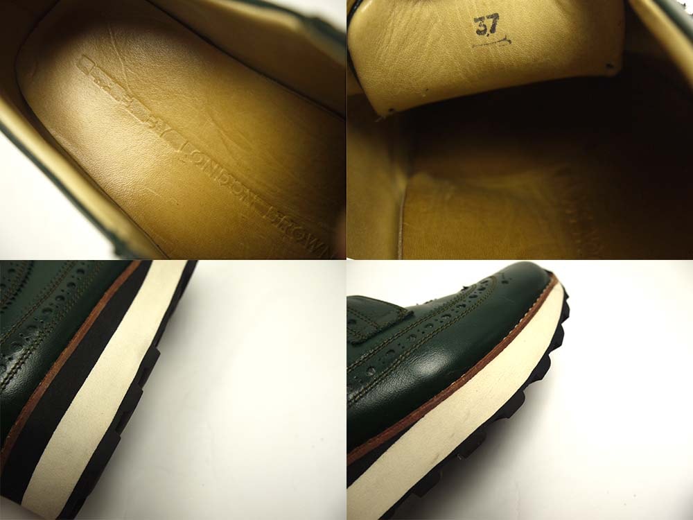 L.A.B BY LONDON BROWN / ��֥Х�����ɥ�֥饦�� �����󥰥��åץ��塼�� 37(23.5cm����)(�������)(vibram/�ӥ֥�ॽ����)����š�