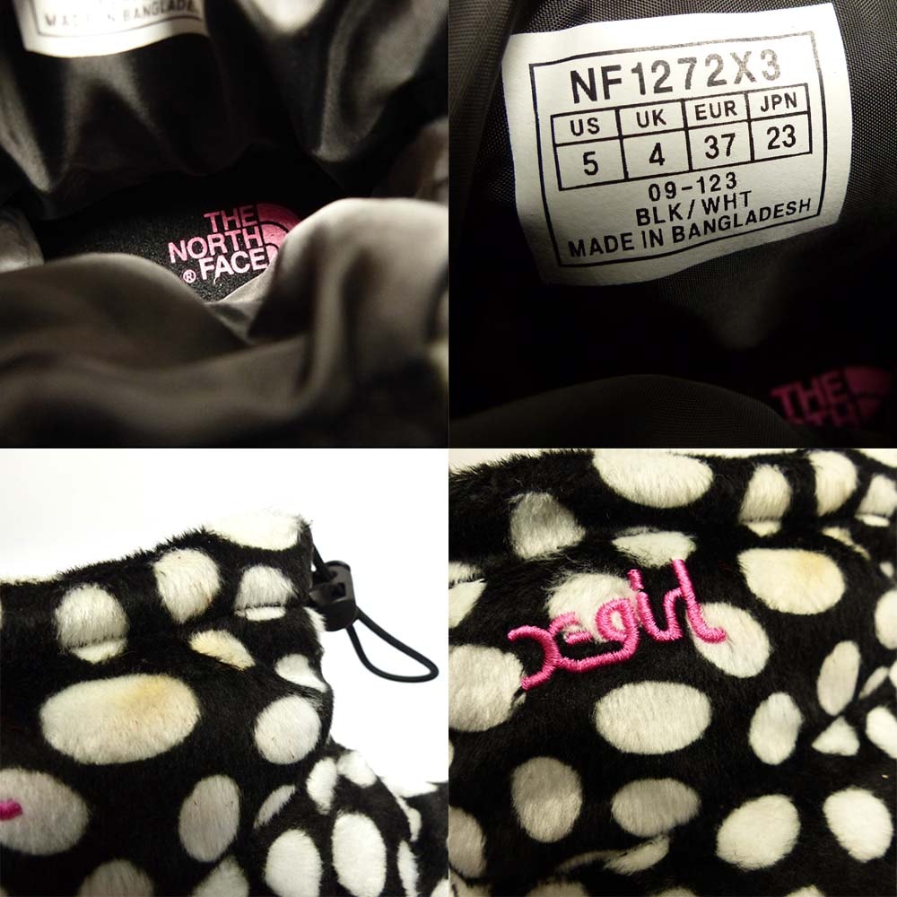 未使用】THE NORTH FACE × X-girl / ザ ノーフェイス ヌプシブーツ
