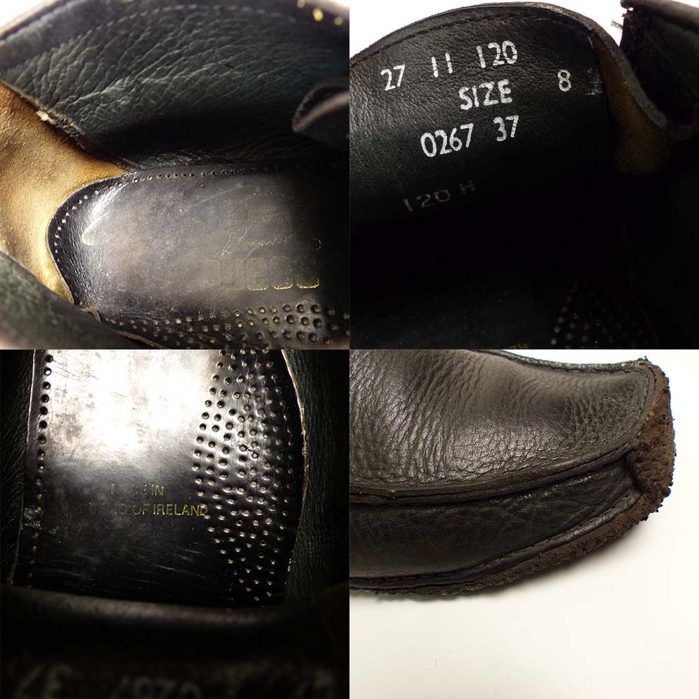 アイルランド製 Clarks / クラークス レザー ワラビー /ブーツ 8(26cm