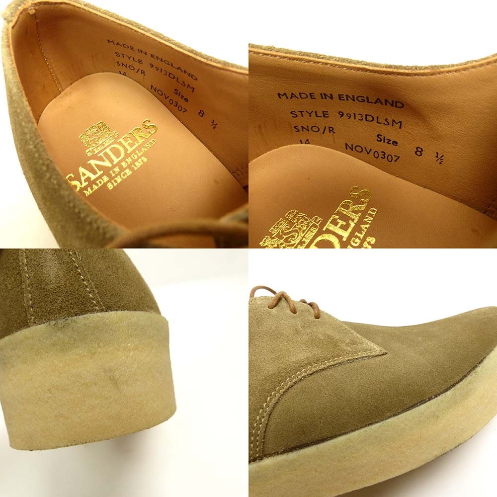 ��̤���ѡ۱ѹ��� SANDERS / ��������� 9913 ���ӡ����塼����UK8 1/2(27.5cm����)(�ޡ�Ȣ�դ����ǥåɥ��ȥå�)����š�