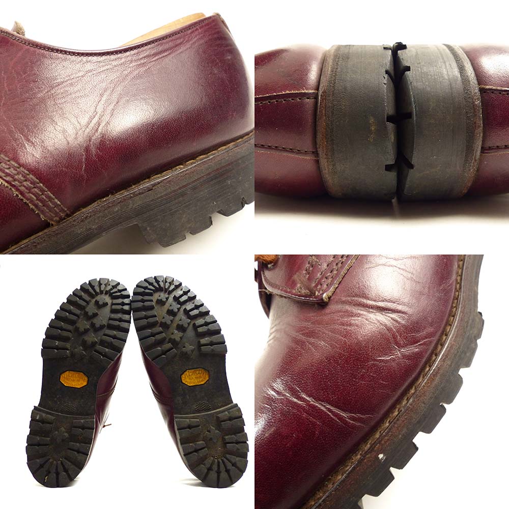 希少】英国製 HAWKINS /ホーキンス プレーントゥシューズ UK7(26cm相当