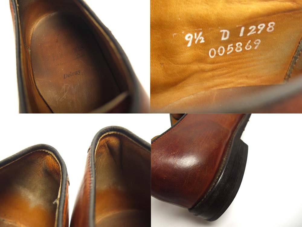 USA�� ALLEN EDMONDS Delray / ����󥨥ɥ�� U���åץ��塼�� US9 1/2 (27.5cm����)(���)����šۡ�����̵����