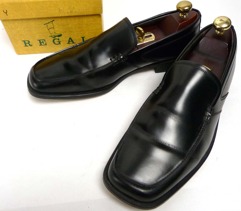 REGAL リーガル Y126 スクエアトゥ ヴァンプローファー 25 1/2b(25.5cm