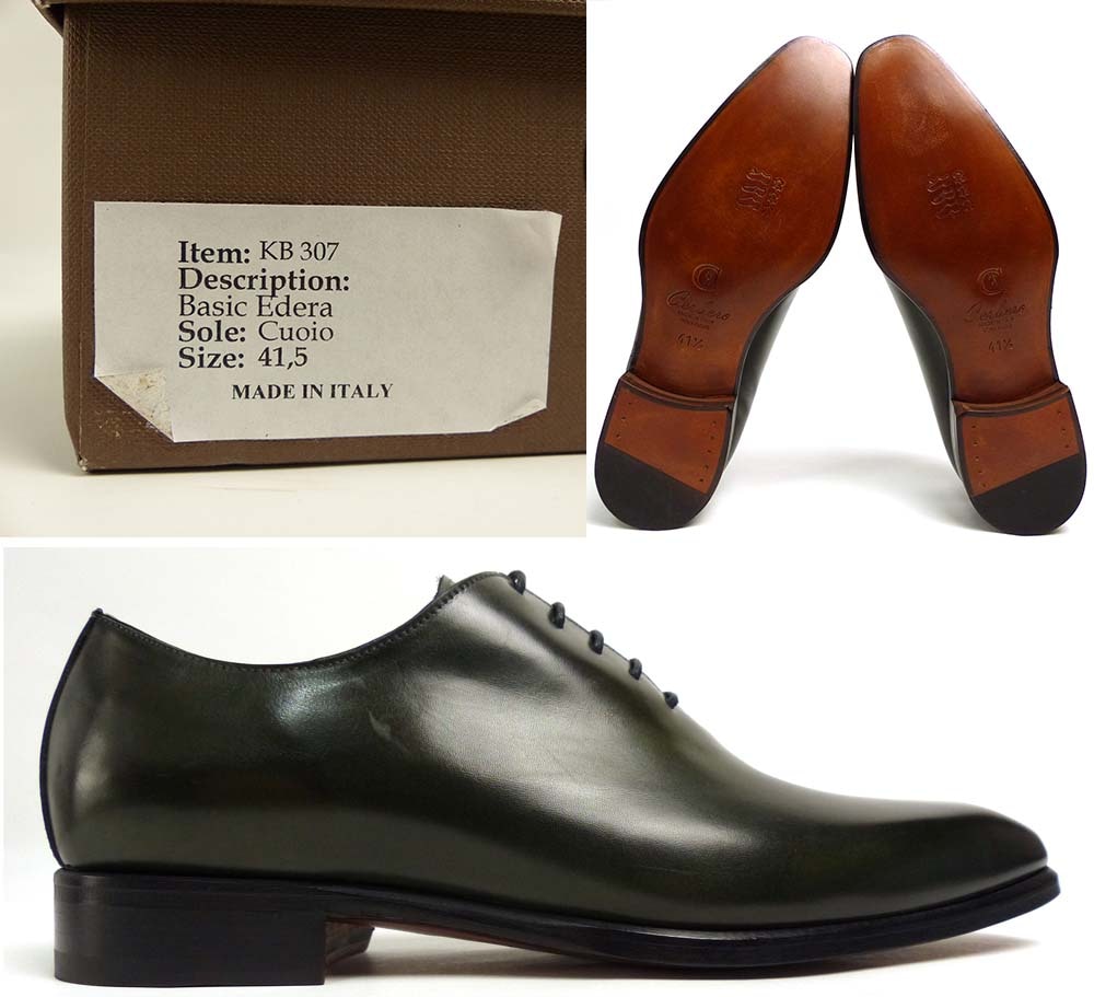 新品 未使用 イタリア製 チェルベロ ホールカット シューズ ビジネス