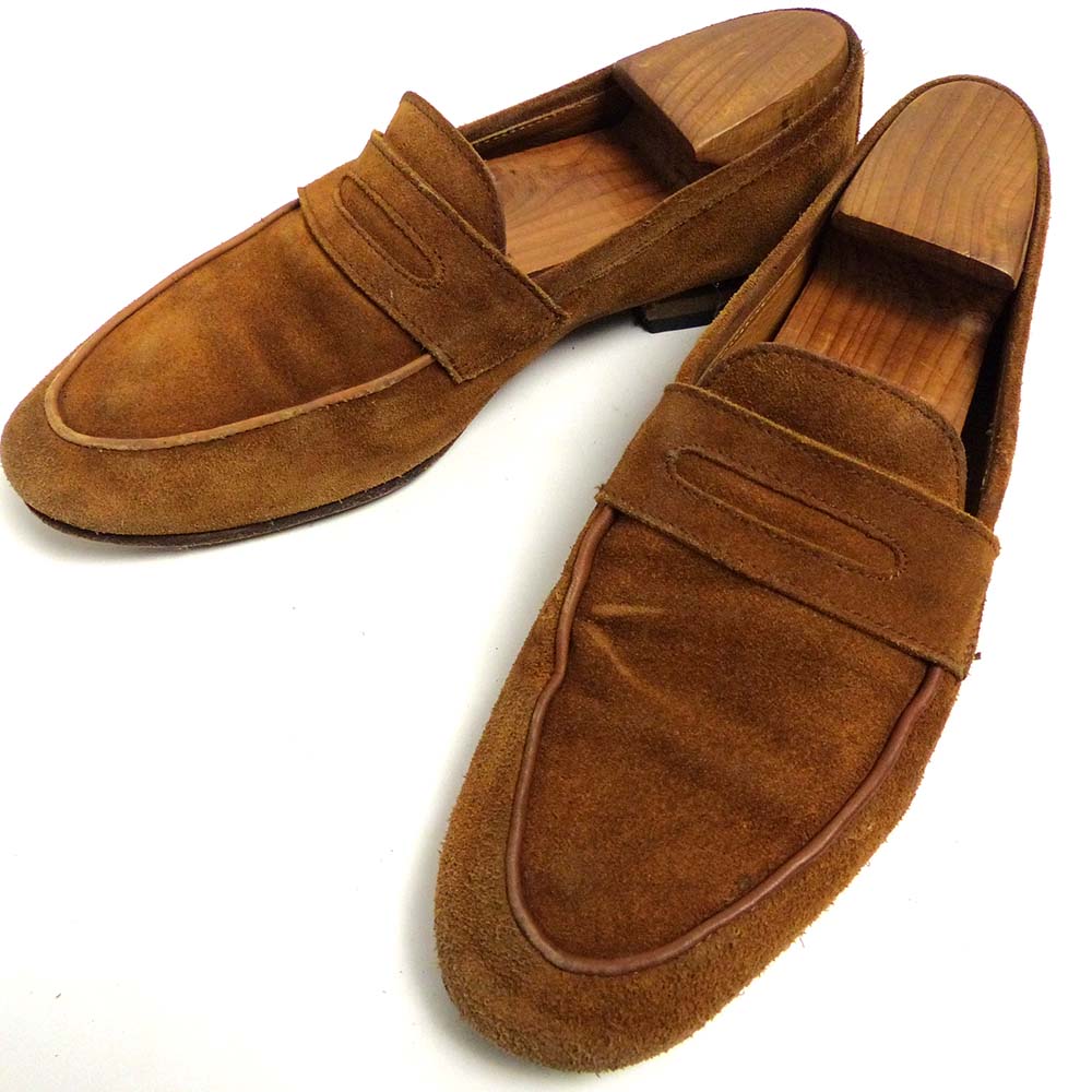 訳あり】イタリア製 SHIPS / シップス コイン(ペニー) ローファー 40(25cm相当)(メンズ)【中古】｜ローファー ｜ブランド中古革靴、ビンテージ雑貨の通販ならAwesome(アウソム)