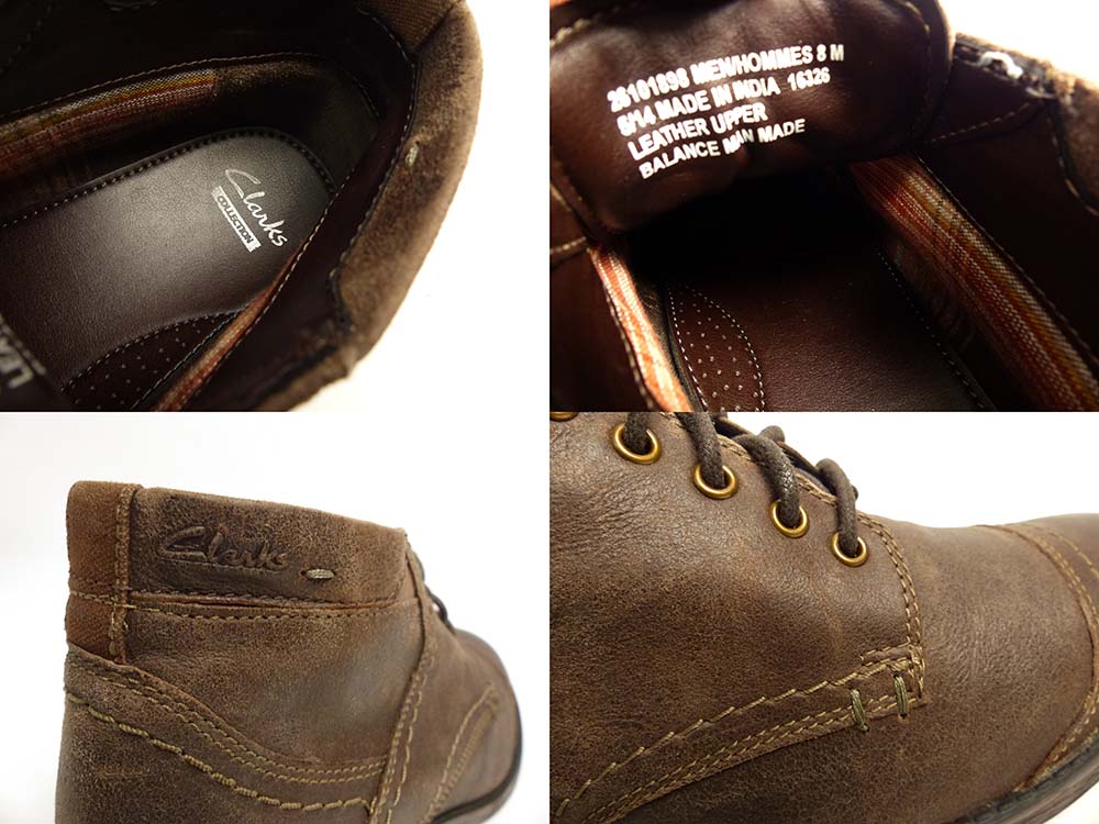 Clarks Collection / クラークス レザーブーツ　８M(26cm Clarks Collection / クラークス レザーブーツ 8M(26cm相当)(メンズ