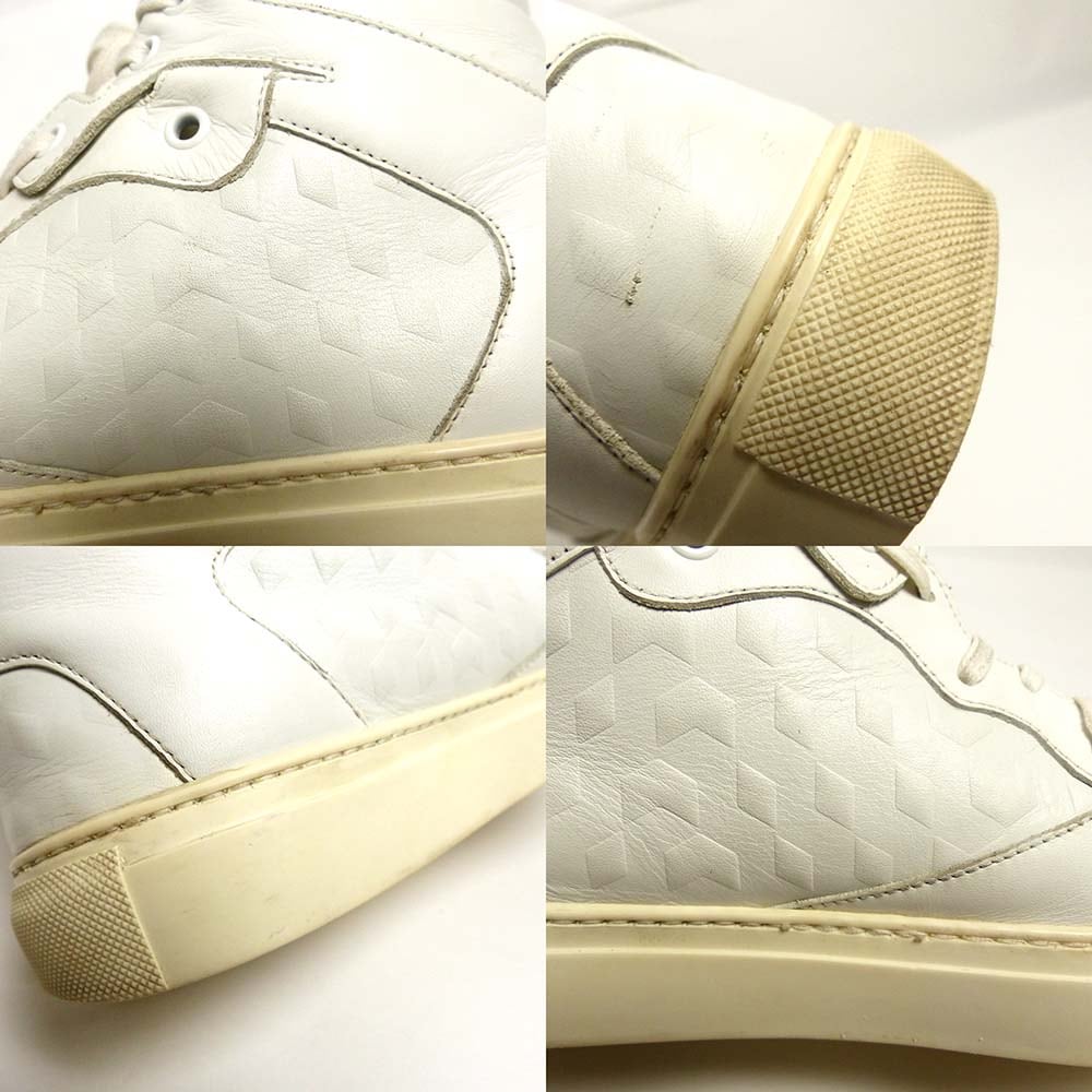 バレンシアガ ベージュ レザー ハイカットスニーカー 42 楽天市場】バレンシアガ BALENCIAGA パリ HIGH TOP レザー ハイカット