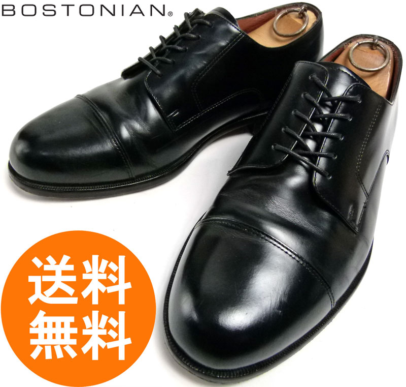 ほぼ未使用 ボストニアン ストレートチップ 革靴 8 1/2 約26.5 ボストニアン BOSTONIAN CLASSICS ストレートチップシューズ 8W(26.5cm