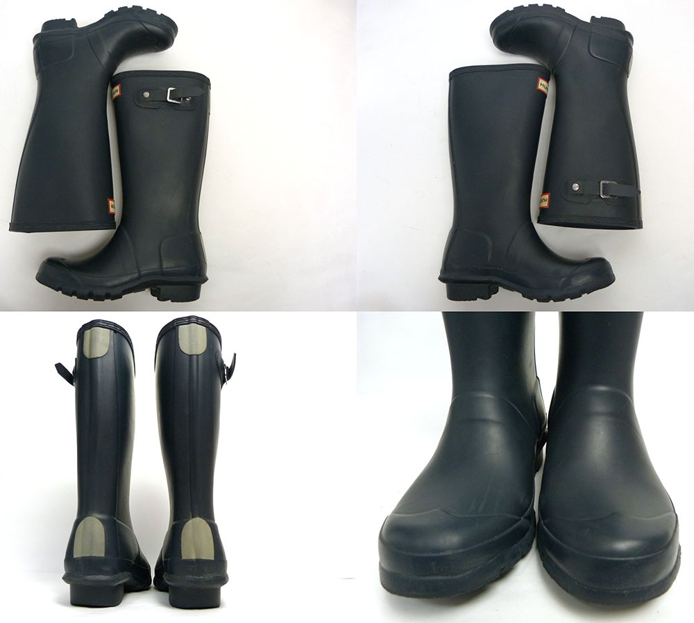 ���å��� HUNTER �ϥ󥿡� �쥤��֡��� �쥤�󥷥塼�� UK13(19cm����)(Ȣ�դ�)����š�