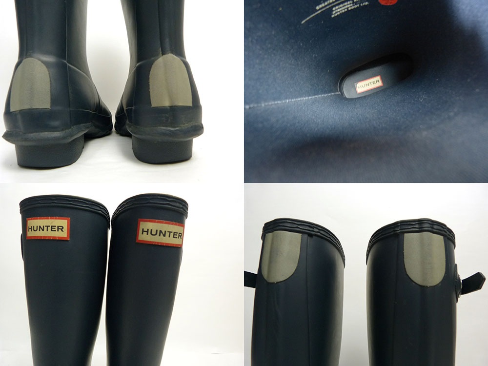 ���å��� HUNTER �ϥ󥿡� �쥤��֡��� �쥤�󥷥塼�� UK13(19cm����)(Ȣ�դ�)����š�