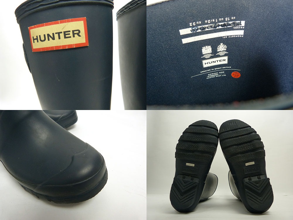 ���å��� HUNTER �ϥ󥿡� �쥤��֡��� �쥤�󥷥塼�� UK13(19cm����)(Ȣ�դ�)����š�