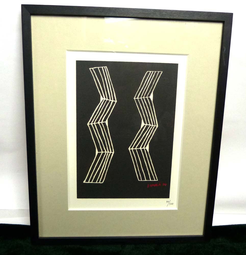 KAMALA MEHINAKUカマラ メイナク　1994 アート　アンティーク 1994 KAMALA MEHINAKU カマラ メイナコ 版画/リトグラフ