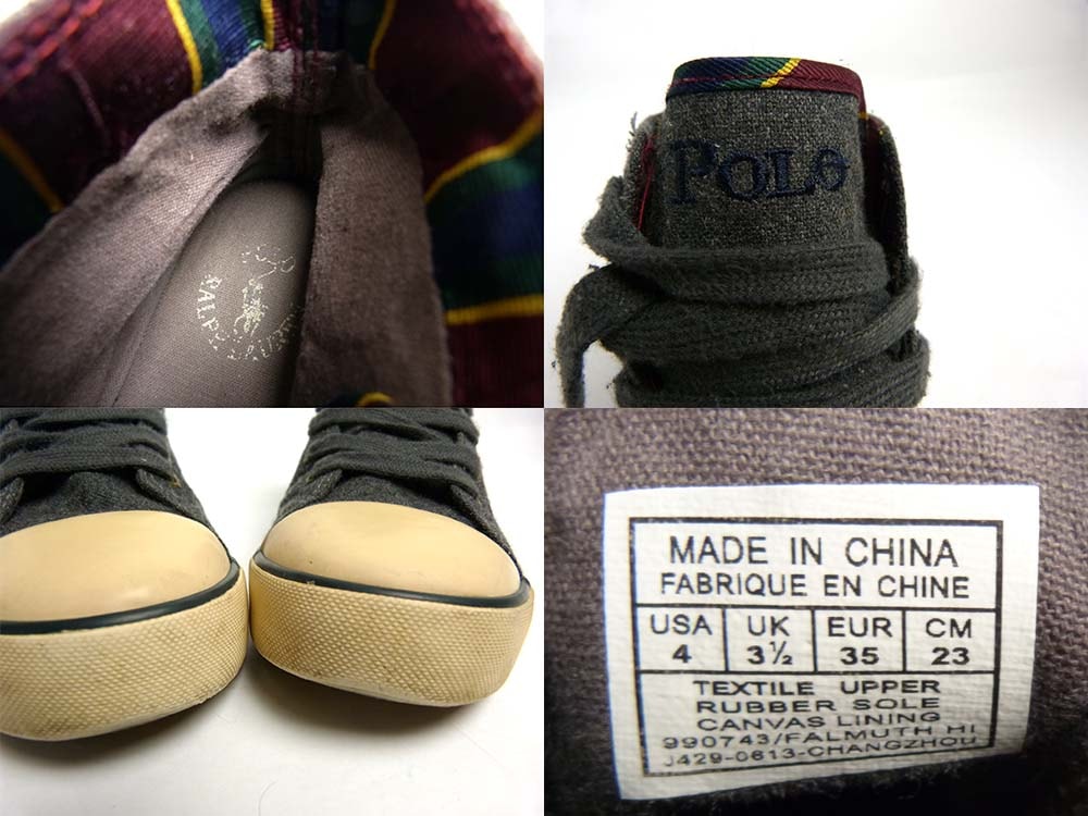 ポロ ラルフローレン / POLO RALPH LAUREN ハイカットスニーカー