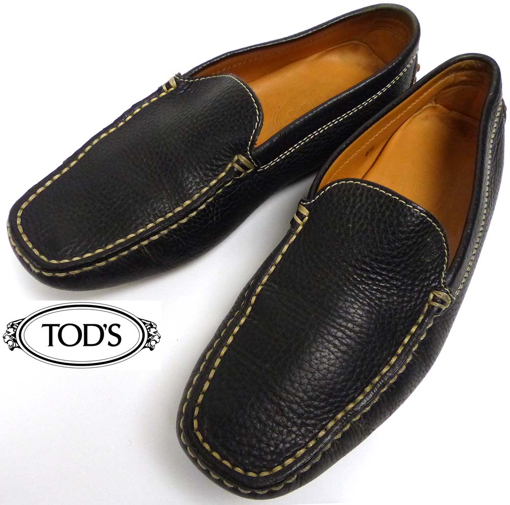 TOD'S(トッズ) ドライビングシューズ ネイビー サイズ 10