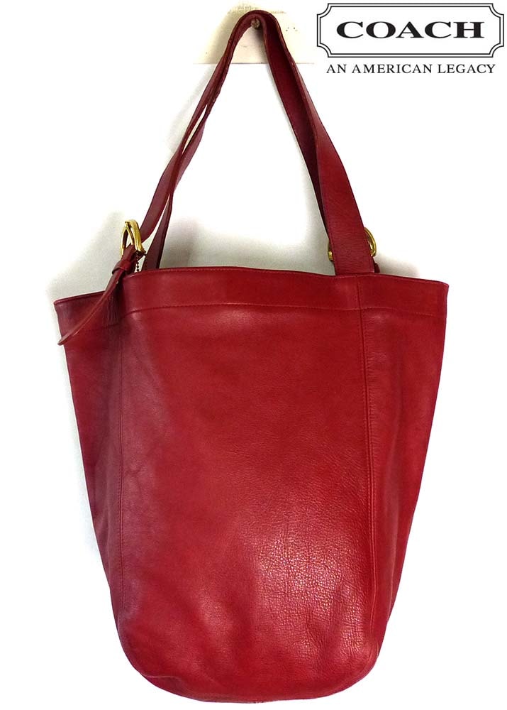 OLD COACH / オールド コーチ 本革レザー 肩掛け ハンドバッグ /トート