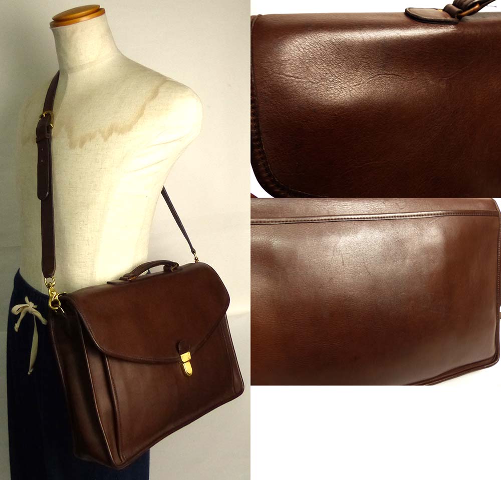 USA製 1980s オールドコーチ / OLD COACH コーチ 本革レザー ブリーフ