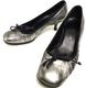 イタリア製 Emporio Armani / エンポリオアルマーニ レザー パンプス / ヒール 35(22.5cm相当)(レディース)【中古】|ローファー