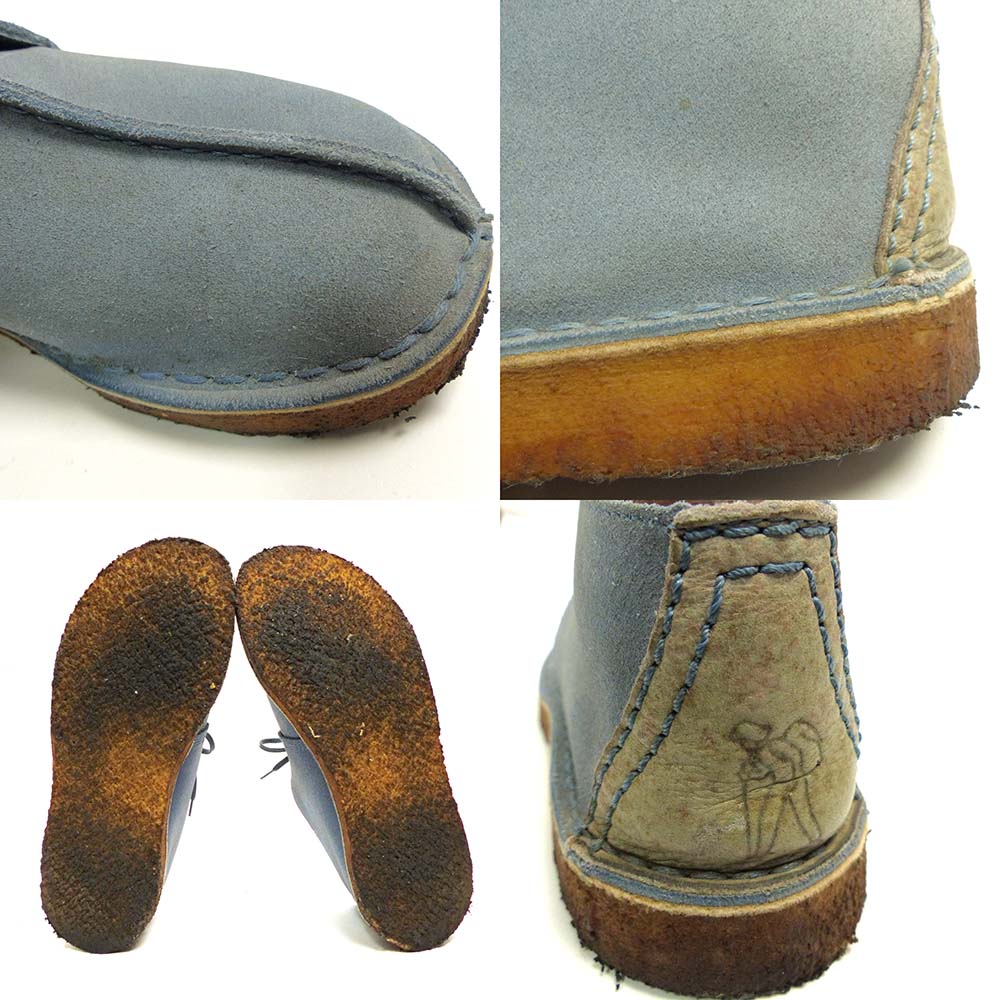 クラークス　デザートトレックイングランド製US8 26cm VTG/USED CLARKS クラークス デザート トレック スウェード