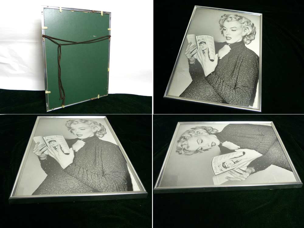 Marilyn Monroe マリリンモンロー 印刷物 / ポスター 額装【中古