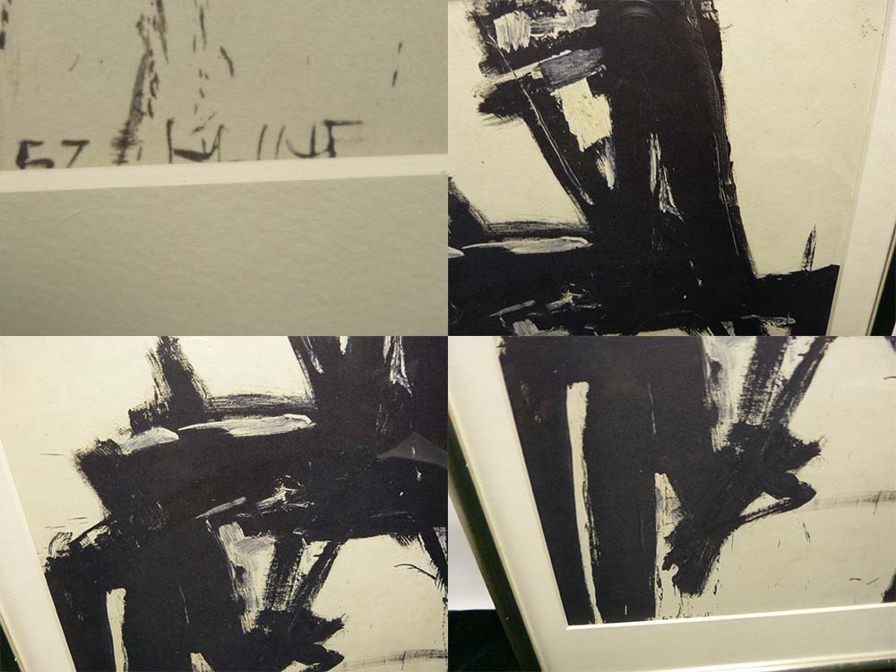 フランツ・クライン FRANZ KLINE シルクスクリーン / セリグラフ【中古  