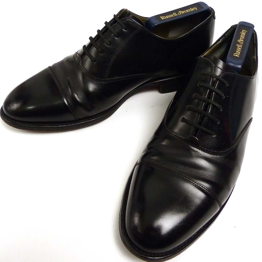 英国製 Russell & Bromley by BARKER / バーカー ストレートチップ 