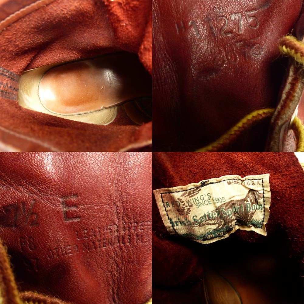 1997年製 犬タグ REDWING / レッドウィング 8875 アイリッシュセッター