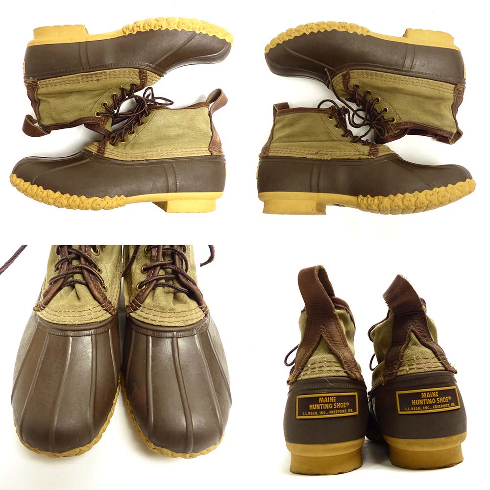 未使用保管品　エルエルビーンブーツ　26cm　USA製 USA製 L.L.Bean / エルエルビーン キャンバス ビーンブーツ 8M(26cm
