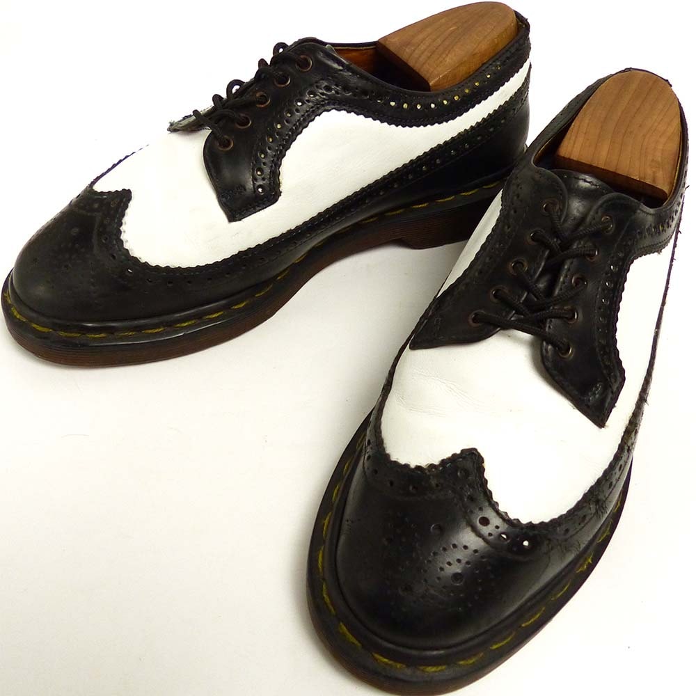 Dr. Martensウィングチップドレスシューズ/バイカラー10458 27㎝ 英国製 Dr.Martens /ドクターマーチン バイカラー ウィング
