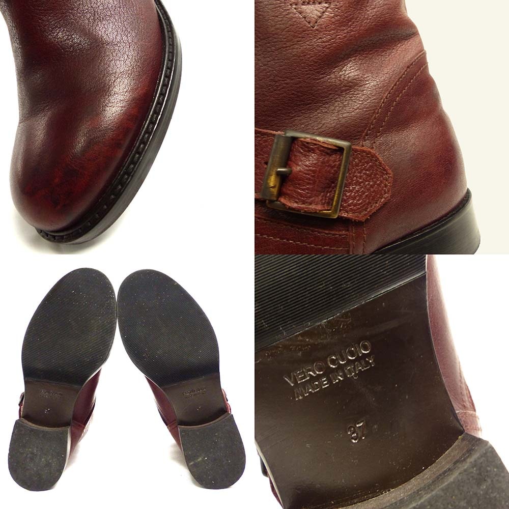 イタリア製 BARNEYS NEWYORK / バーニーズニューヨーク エンジニアブーツ　37(24cm相当)(レディース)【中古】3j-1-015