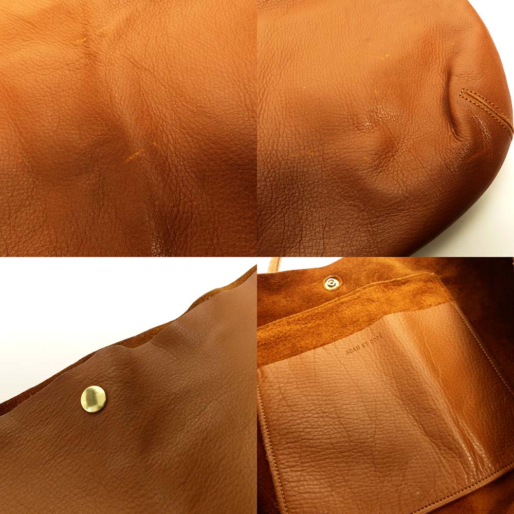 アダムエロペ / Adam et Rope レザー トートバッグ / ハンドバッグ 【中古】|レザーバッグ|ブランド中古革靴、ビンテージ雑貨の