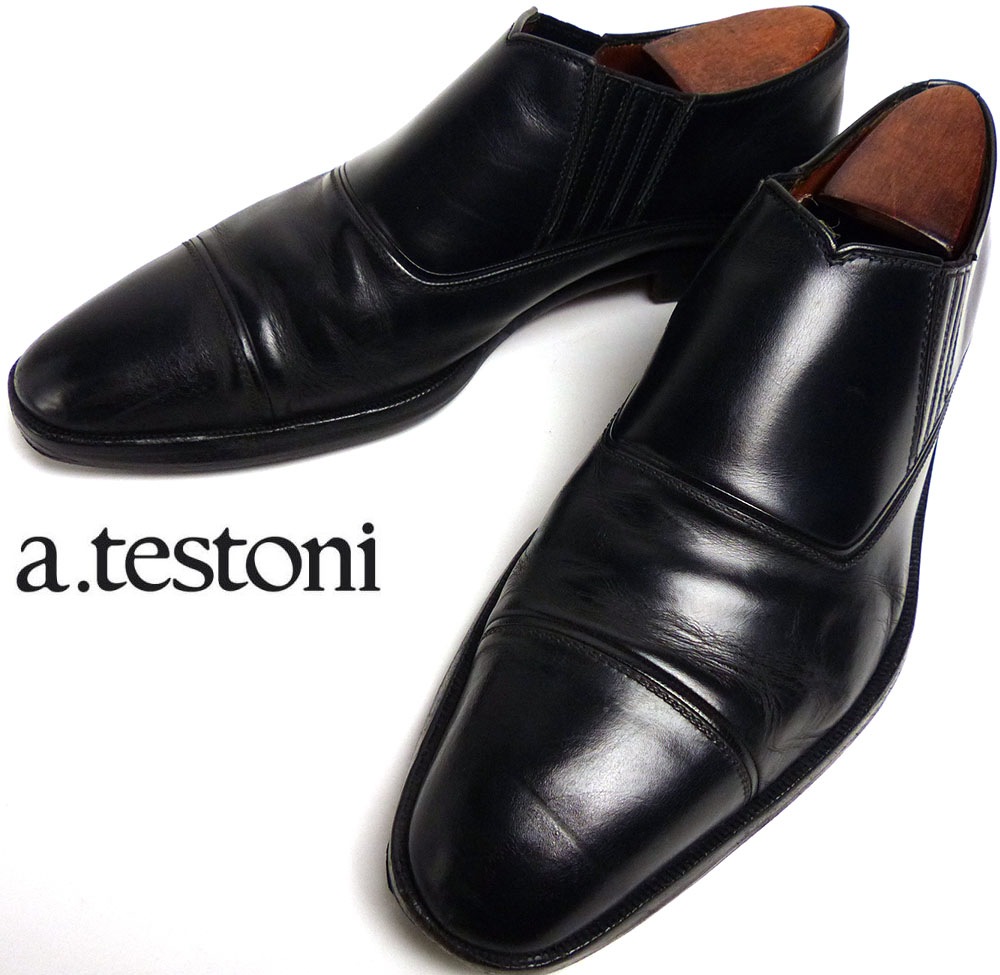 ꥢ ƥȡ / a.testoni  ȥ졼ȥå ե / 쥶åݥ  UK7 1/2G(25.5-26cm)()š