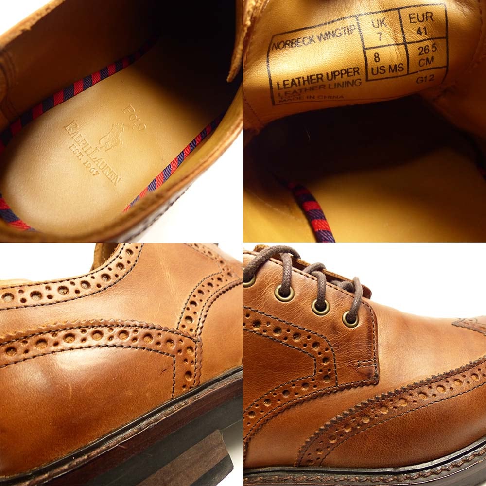 Polo Ralph Lauren /�ݥ����ե������ / �����󥰥��å� / �ե�֥����� / ���塼�� UK7 /US8(26cm����)(���)����š�