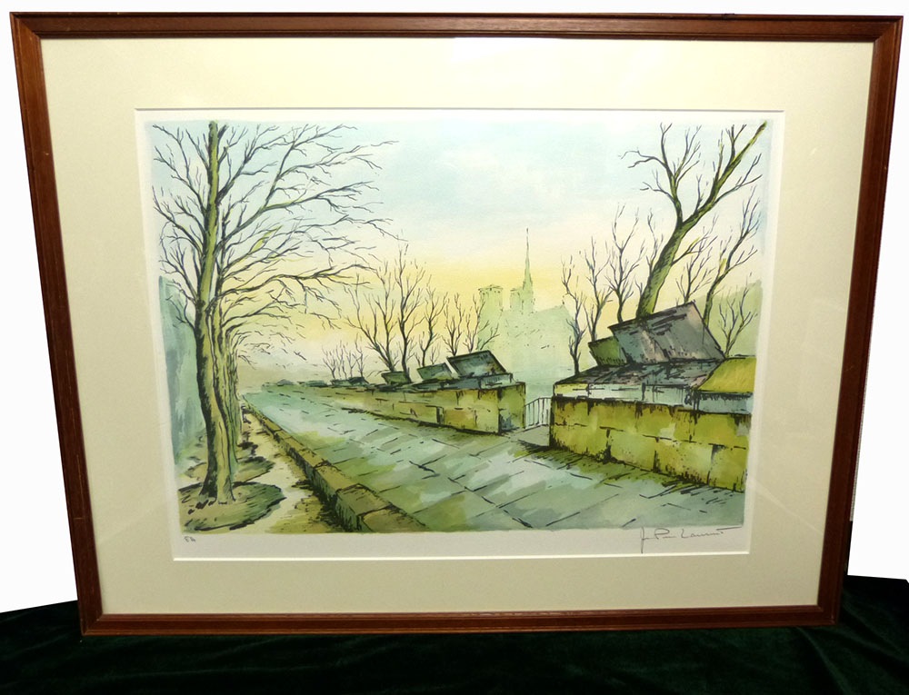 ジャン・ピエール・ローラン リトグラフ ジャン・ピエール・ローラン