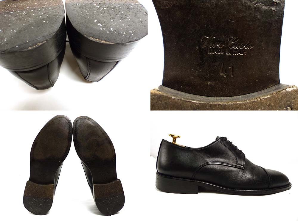 イタリア製 MM GLAMOUR SHOES MILANO / ストレートチップ