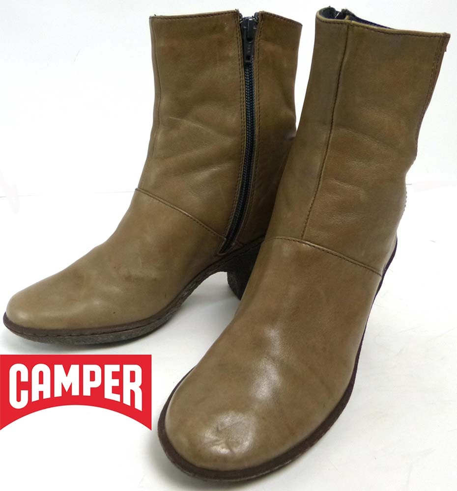 CAMPER - CAMPER カンペール 黒 レザーシューズ 36 23cmの通販
