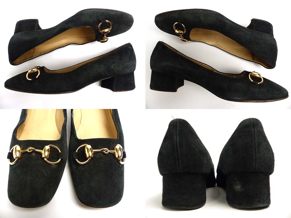 GUCCI グッチスエードパンプス