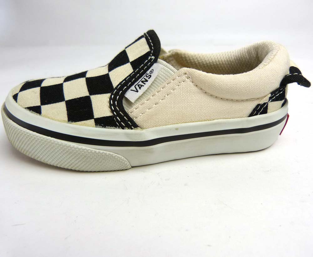 キッズ用 バンズ / VANS SLIP ON チェッカー スリッポン /スニーカー (15cm相当)【中古】｜靴(検索用),ベイビーor