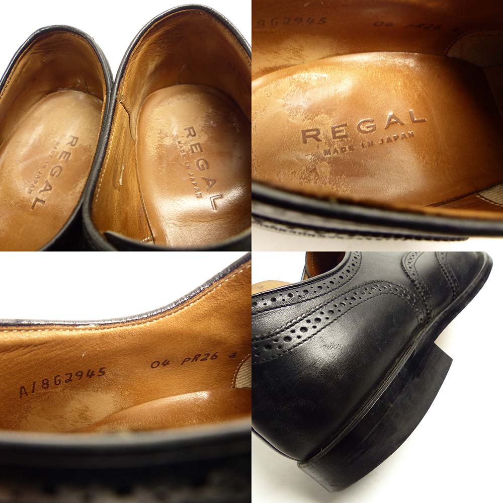 REGAL / リーガルウイングチップ シューズ 26(26cm相当)(メンズ